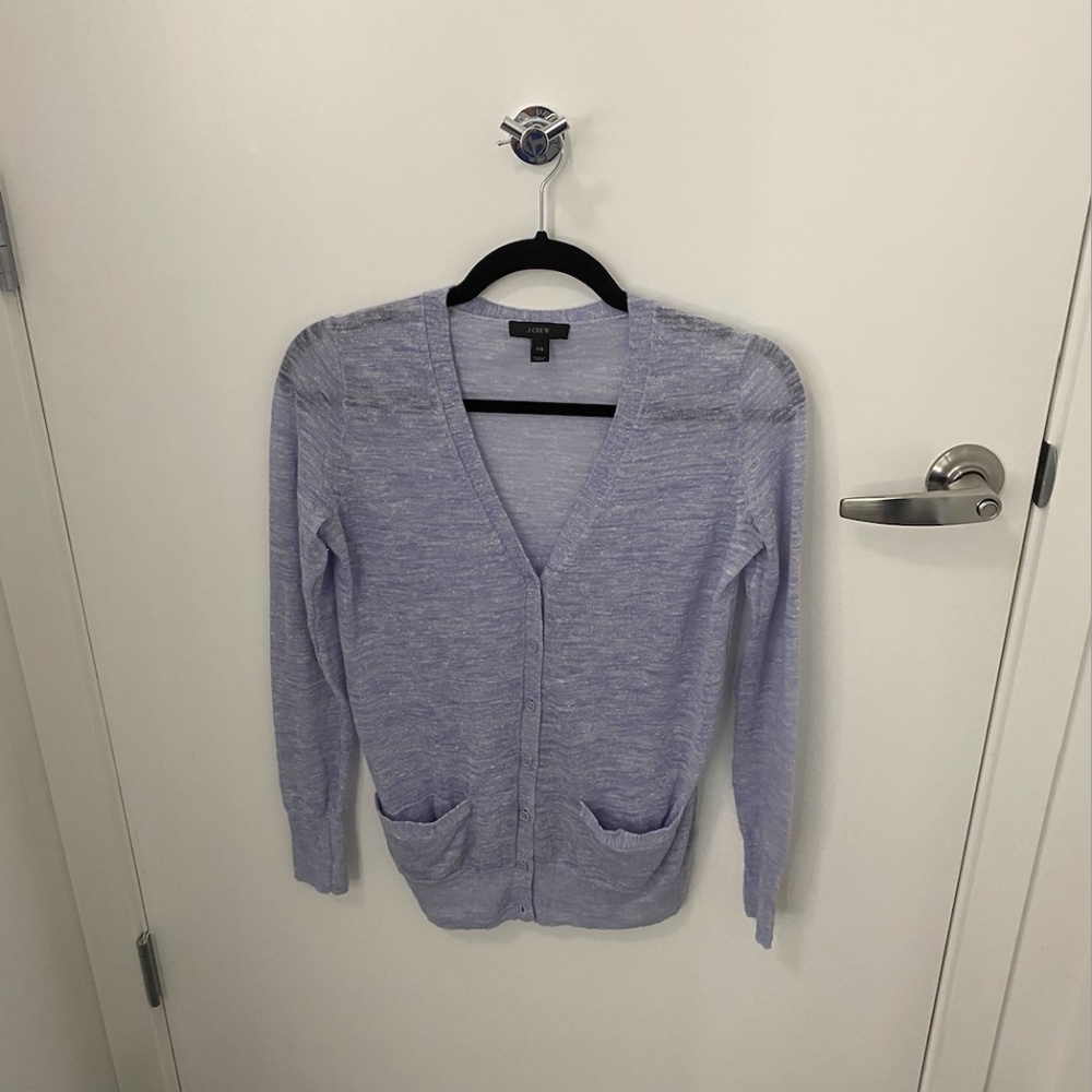 J. Crew Lavender Purple Cardigan - XXS